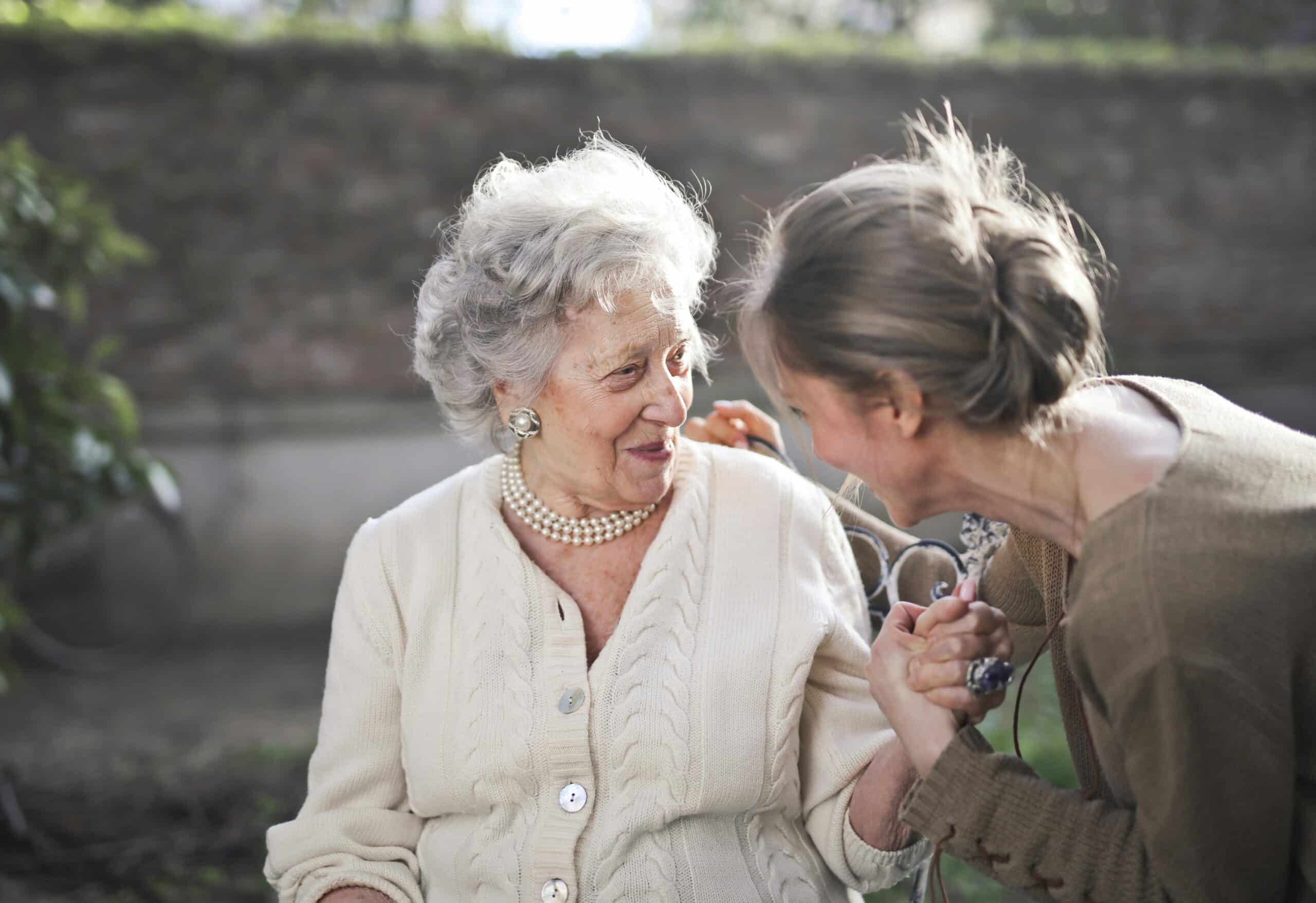 Live-in companion and elderly woman