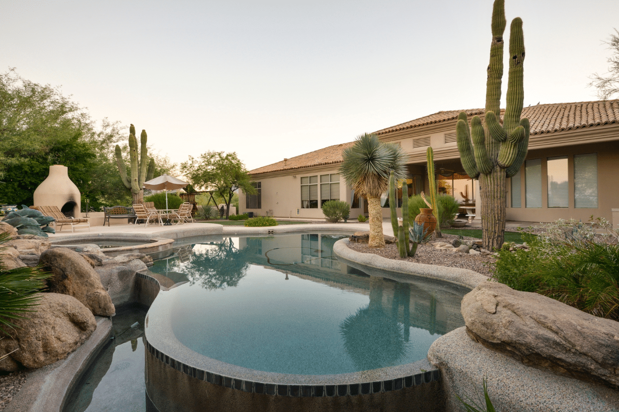 Arizona estate with a pool